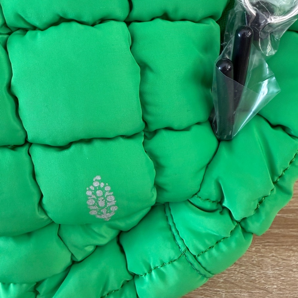FP Movement by Free People Quilted Crossbody Bag in Bright Green - Picture 4 of 6